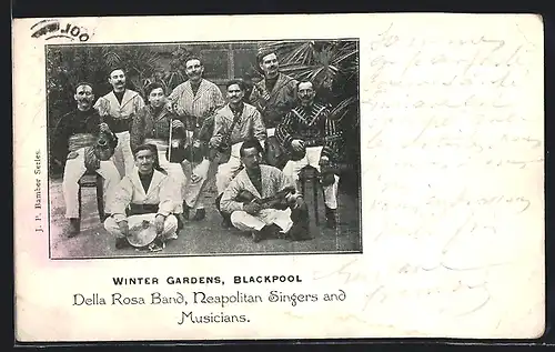 AK Winter Gardens, Blackpool, Della Rosa Band, Neapolitan Singers and Musicians