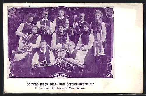 AK Schwäbisches Blas- und Streich-Orchester, Dir. Geschwister Wagemann