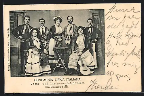 AK Compagnia Lirica Italiana, Vocal- und Instrumental-Concert, Dir. Guiseppe Sacco
