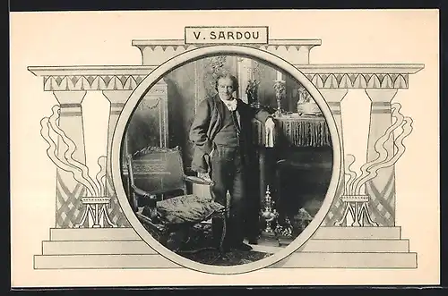 AK Porträtbild von V. Sardou