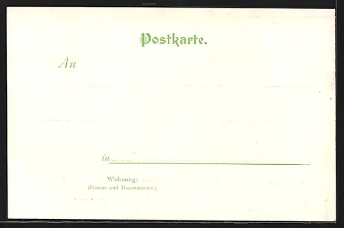 AK Peter Rosegger, Porträt im Anzug