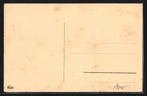 AK Laibach, Teilansicht mit Kirche und Schloss