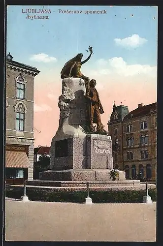AK Ljubljana, Presernov spomenik