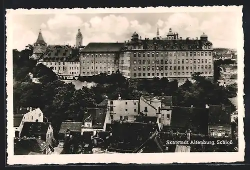 AK Altenburg, Blick zum Schloss