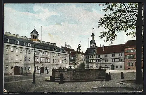 AK Eisenach, Schloss und Rathaus