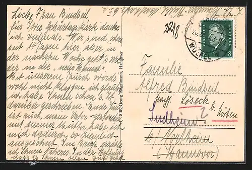 AK Hannover, Blick zur Stadthalle