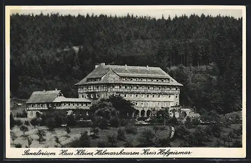 AK Helmarshausen bei Hofgeismar, Sanatorium Haus Kleine