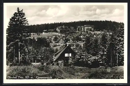 AK Oberhof /Thür., Gesamtansicht aus der Vogelschau