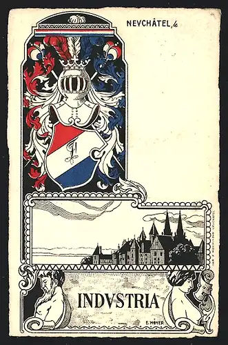 AK Neuchatel, Studentenwappen Industria