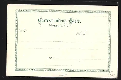 Lithographie Langegg, Kirche, Hochaltar, Ruine Agstein