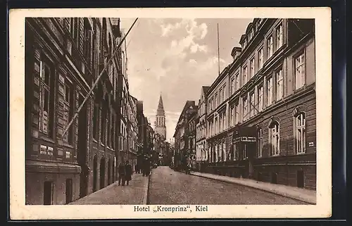 AK Kiel, Hotel Kronprinz, Hafenstrasse 11-15