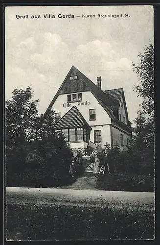 AK Braunlage i. H., Hotel Villa Gerda