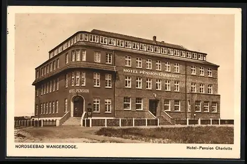 AK Wangerooge, Nordseebad, Hotel-Pension Charlotte