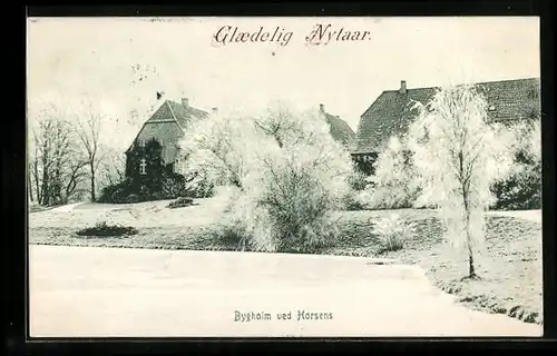 AK Bygholm ved Horsens, am Ufer unter dem Gehöft