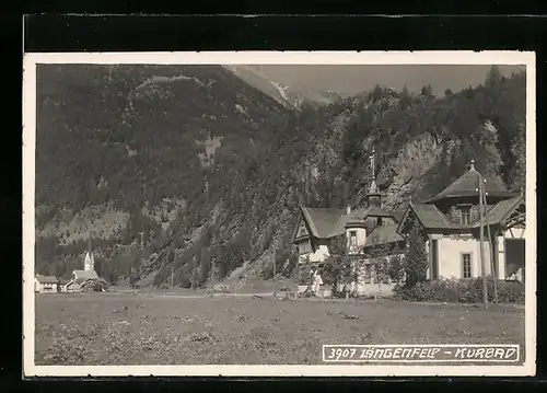 AK Längenfeld, Kurbad, Blick zur Kapelle