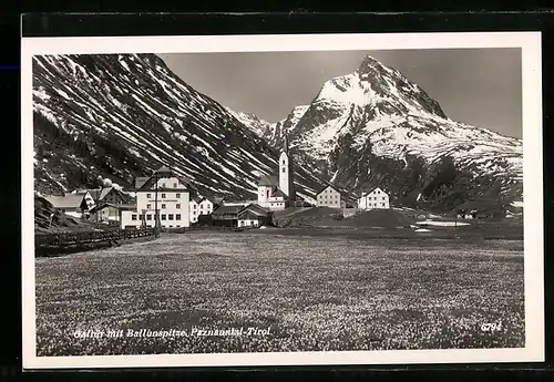 AK Galtür im Paznauntal, Blick zur Ballunspitze