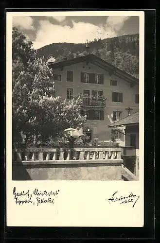 AK Hippach, Kröll`s Gasthof Christelwirt