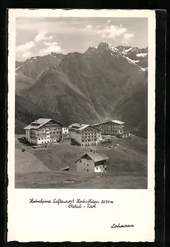 AK Hochsölden, Hotels mit Bergpanorama