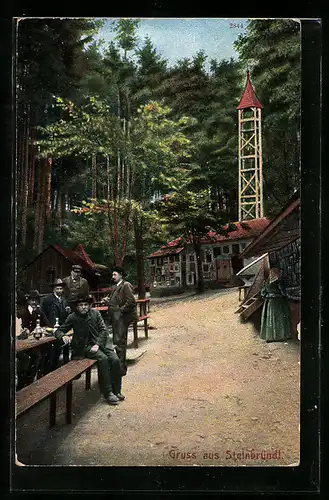 AK Krummnussbaum, Gasthaus Steinbründl