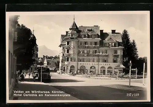 AK Velden am Wörthensee, Hotel Carinthia am Karawankenplatz