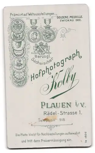 Fotografie Kolby, Plauen i. V., Rädel-Strasse 1, Junger Herr im Anzug