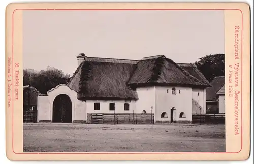 Fotografie L. J. Cechna. Prag, Ansicht Prag, Narodopisna Vystava Ceskolovansak 1895, Hanacky grunt, Ausstellung