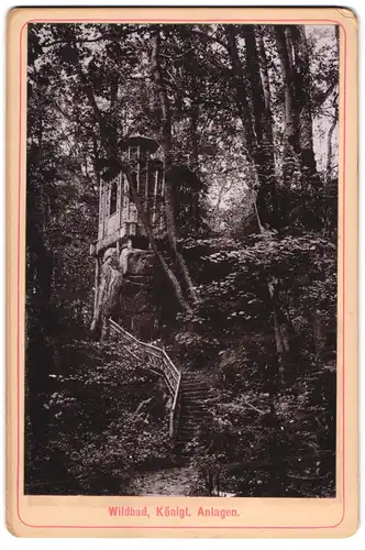 Fotografie unbekannter Fotograf, Ansicht Wildbad, in den Königlichen Anlagen