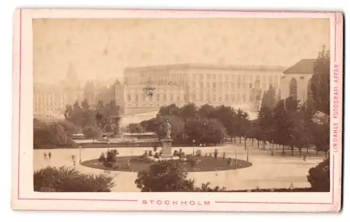 Fotografie Lindahls, Stockholm, Ansicht Stockholm, Blick auf den Kungsträdgården