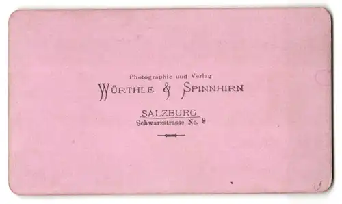 Fotografie Würthle & Spinnhirn, Salzburg, Ansicht Salzburg, Blick auf die Stadt vom Kapuzinerberg