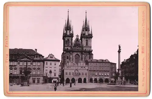 Fotografie Römmler & Jonas, Dresden, Ansicht Prag, Grosser Ring und Teynkirche