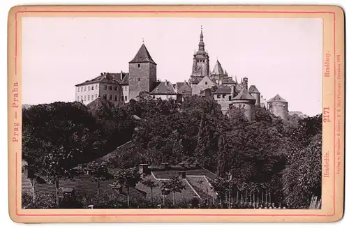 Fotografie Römmler & Jonas, Dresden, Ansicht Prag, Blick auf die Burg Hradschin