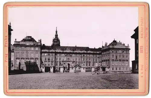 Fotografie Römmler & Jonas, Dresden, Ansicht Prag, an der K.u.K. Burg