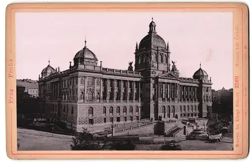 Fotografie Römmler & Jonas, Dresden, Ansicht Prag, Museum des Königreich Böhmen