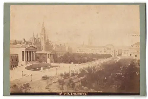 Fotografie unbekannter Fotograf, Ansicht Wien, der Franzensring