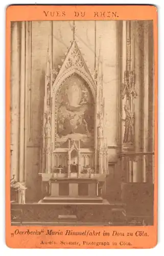 Fotografie Anselm Schmitz, Cöln, Ansicht Köln, Overbecks Maria Himmelfahrt im Dom zu Köln