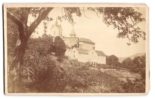 Fotografie unbekannter Fotograf, Ansicht Gernsbach, Schloss Eberstein