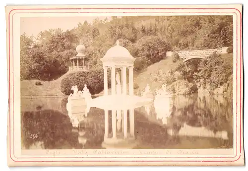 Fotografie unbekannter Fotograf, Ansicht Genova, Villa Pallavicini, Tempio di Diana