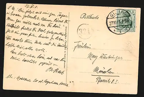 AK Giessen, Totalansicht aus der Vogelschau