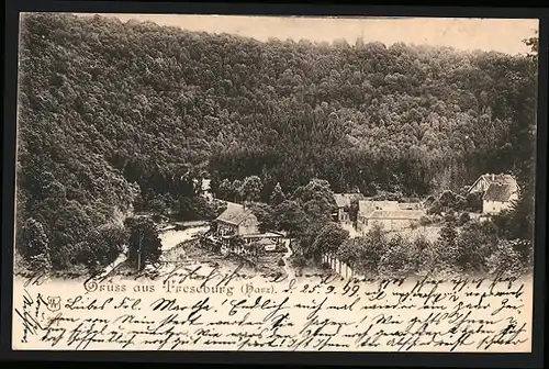 AK Treseburg /Harz, Ortsansicht aus der Vogelschau