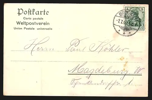 AK Brocken /Harz, Ortsansicht mit Besuchern und Gebäuden