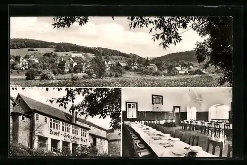 AK Dorf-Erbach, Gasthaus Dorf Erbacher Hof, Totalansicht