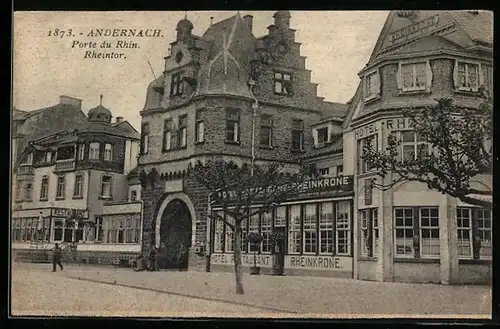 AK Andernach, Hotel-Restaurant Rheinkrone am Rheintor