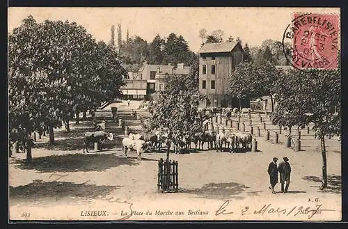 AK Lisieux, La Place du Marché aux Bestiaux