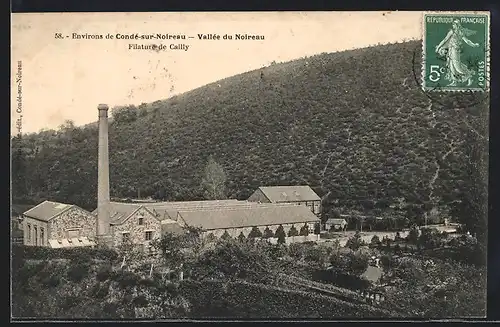 AK Condé-sur-Noireau, Vallée du Noireau, Filature de Cailly