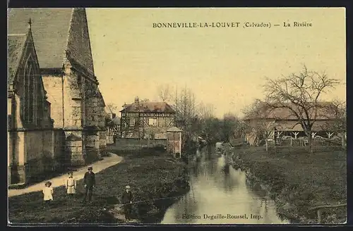 AK Bonneville-la-Louvet, La Rivière