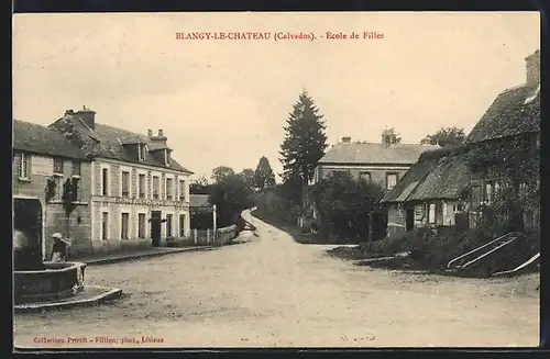 AK Blangy-le-Chateau, Ecole de Filles