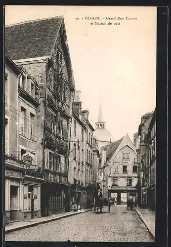 AK Falaise, Grand`Rue Trinité et Maison de bois