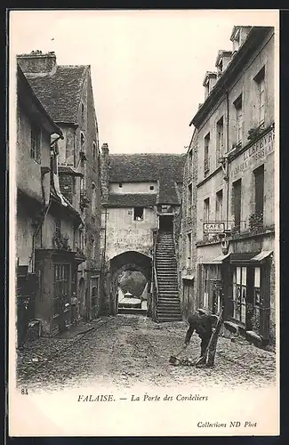 AK Falaise, La Porte des Cordeliers