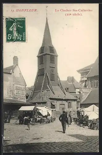 AK Honfleur, Le Clocher Ste-Catherine