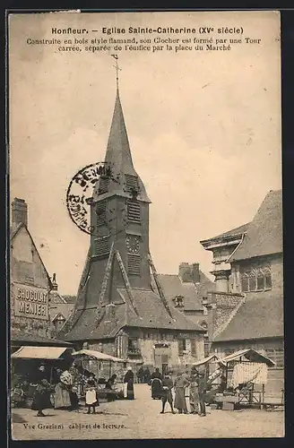 AK Honfleur, Eglise Sainte-Catherine
